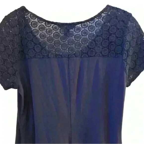 Tommy Bahama Women's Navy Blue Lace Dress Swim Coverup Size Small - Picture 11 of 13